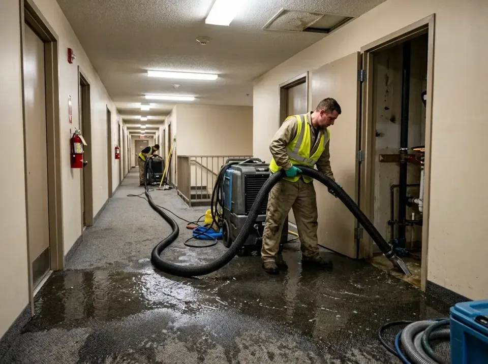 multi-unit-apartment-hallway-f-005 — frequently asked questions, Emergency Burst Pipe Water Extraction & Removal in Rockwall…